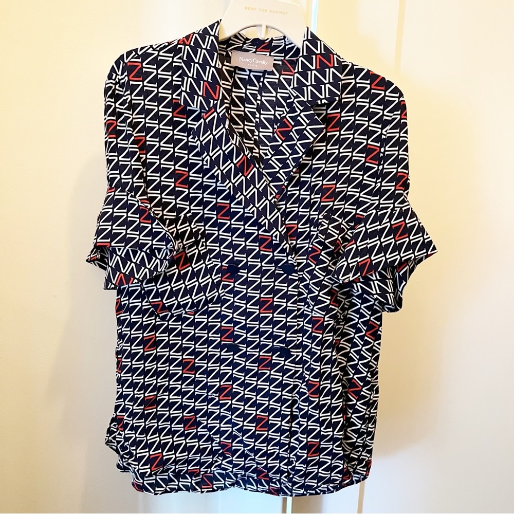 Nancy Cavally Paris N Short Bell Sleeve Sleep Top